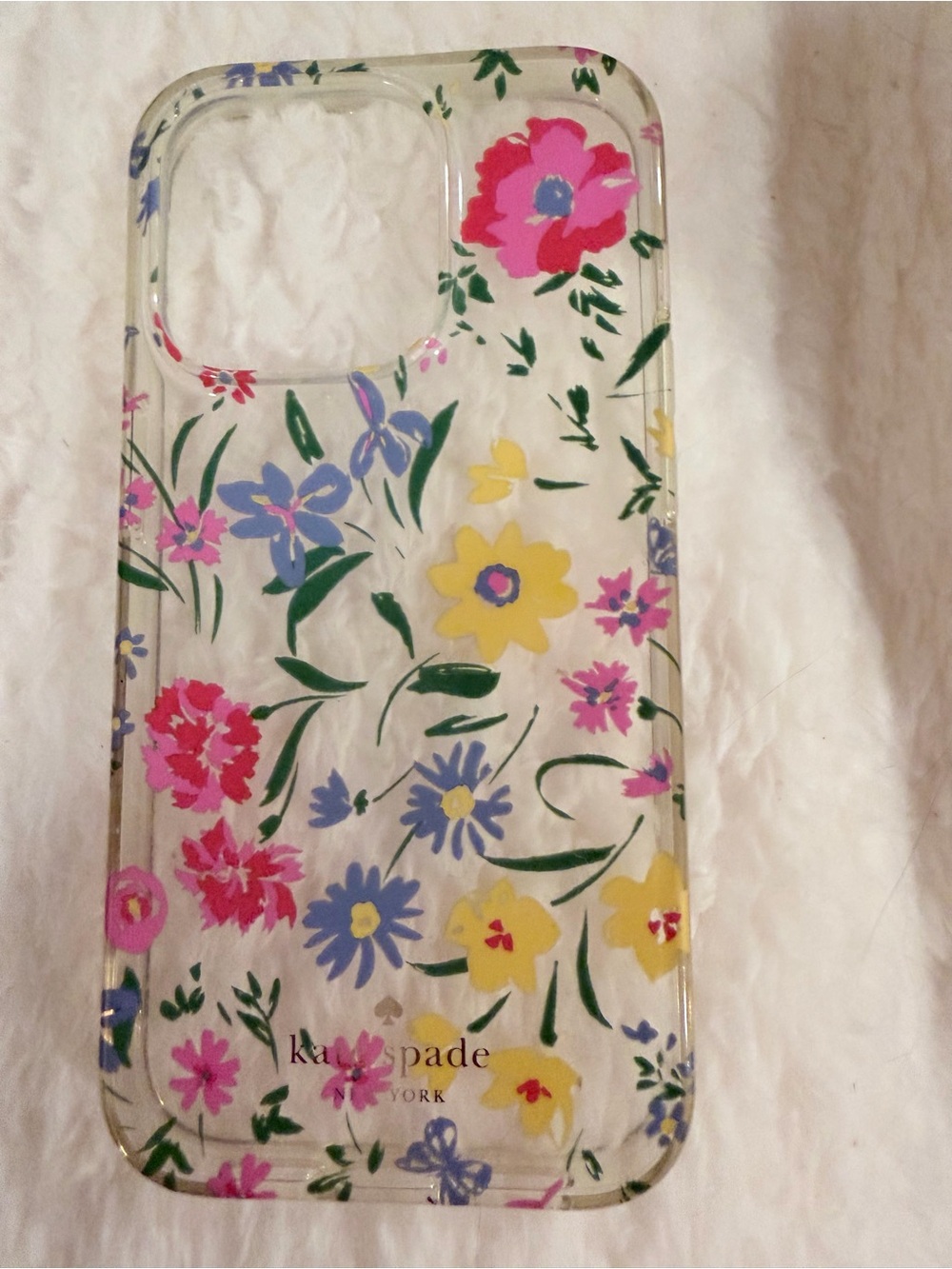 Kate Spade Floral Clear iPhone 14 Pro Case - Multicolor